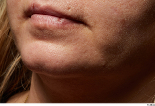 HD Face Skin Finley Newman chin face lips mouth skin…